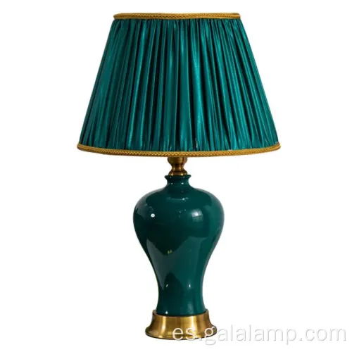 Lámpara de escritorio de cerámica minimalista estadounidense